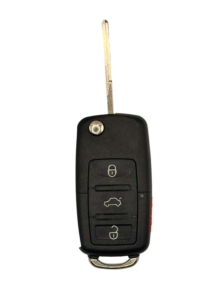 2006-2011 Volkswagen Jetta/Golf/GTI/Rabbit/EOS 4-Button Flip Remote Key 315MHz FCC NBG92596263 PN 1K0959753H - Image 2