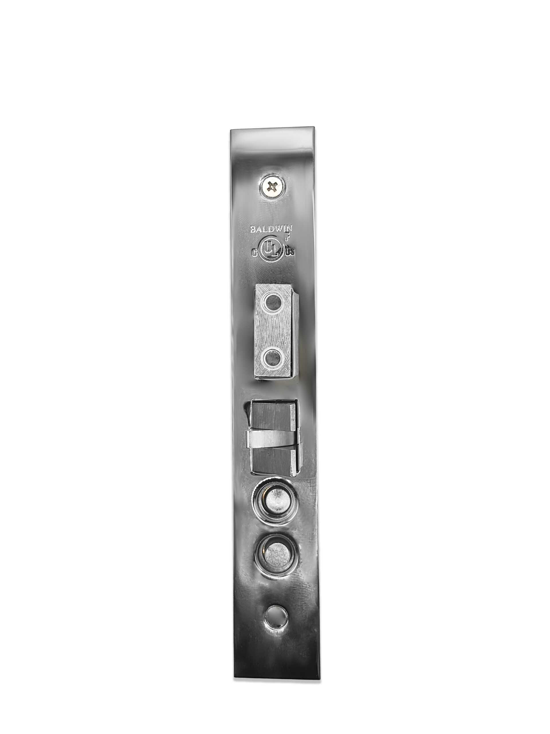 "BLD-6020-260-L Baldwin: Left Handed Entrance and Apartment Mortise Lock with 2-3/4"" Backset Polished Chrome" - Image 2